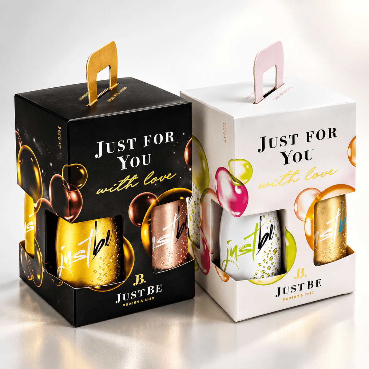 4er Geschenkbox - JustBe Drinks